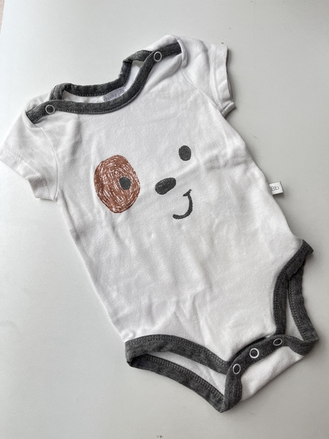 Body blanco carita de perro mc Cheeky rn (153)