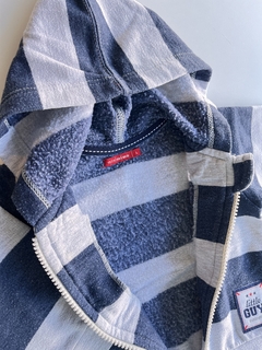 Campera rayas azul y gris Mimo T9m (17) en internet