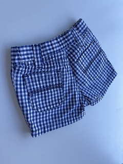 Bermuda cuadros azul Crayon 3m(103) - comprar online