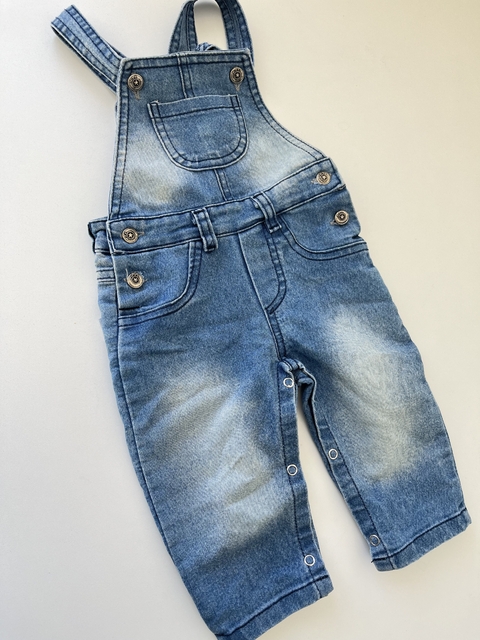 Jardinero de jean celeste pañalero Facheritos 6m (266)