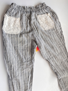 Pantalon lineas blancas y azules doble Rapsodia t 8a(205) - comprar online