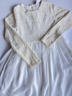 Vestido encaje Blanco Broer t5-6 años (181)