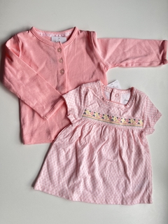 Dúo color durazno Carter's t6m(194)NUEVO