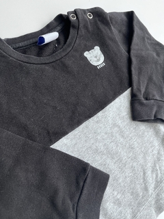 Buzo negro y gris Broer t9-12m(78) - comprar online