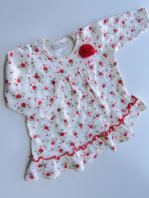 Vestido mimo rosas rojas XS(1)