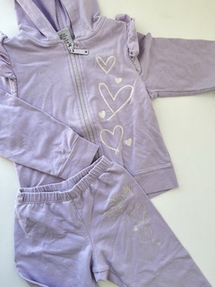 Imagen de Conjunto lila brillos Grisino 4-5a (266)