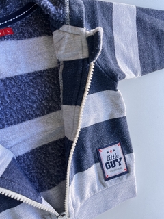 Campera rayas azul y gris Mimo T9m (17) - comprar online