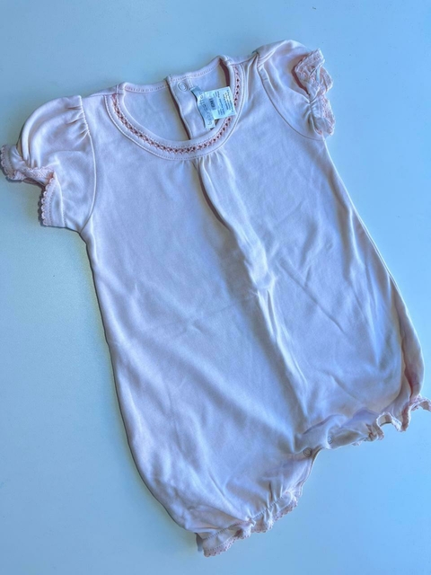 Rompers rosa bordado Baby Cottons t6m(147)