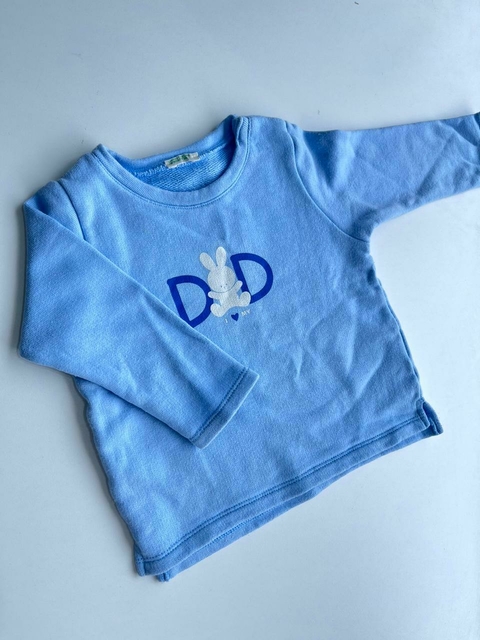 Buzo friza celeste conejito 9-12m united colors (42)
