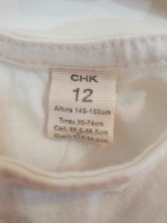 Remera blanca piña rosa - Cheeky - T. 12 (160) - comprar online