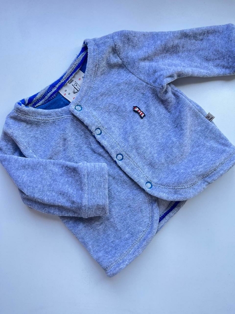 Saquito de plush gris Wanama t3m(185)