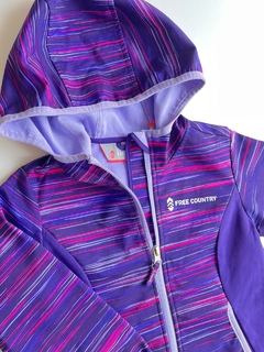 Campera termica violetas de lineas Free country t4a (201) - comprar online