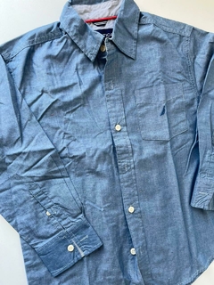 Camisa azul Nautica t 7a (210)