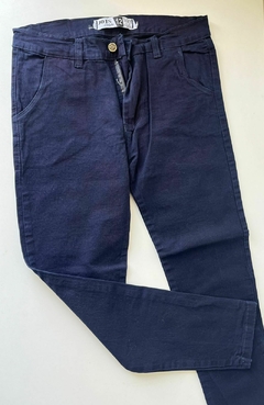 Pantalon azul de gabardina MACONDOR T 12A (210)