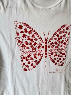 Remera mc blanca mariposa Cheeky 12a(278) - comprar online