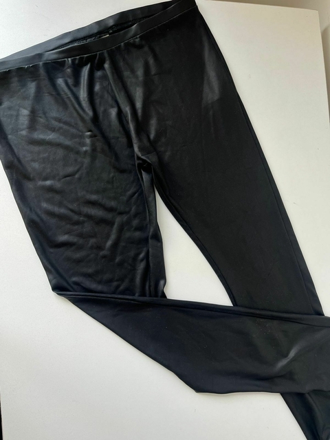 Calza negra engomada Zara t11/12a (310)