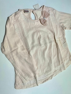 Remera rosa moño Zara ml 18-24m(336)