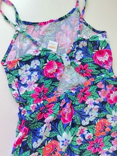 Vestido violeta flores Gymboree t8a(256) - comprar online