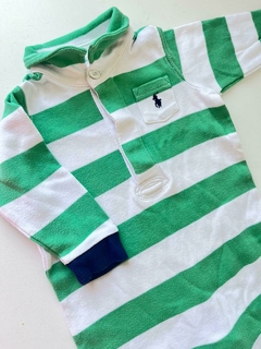 Enterito de algodon blanco y verde ml Polo Ralph Lauren t3m(256) - comprar online