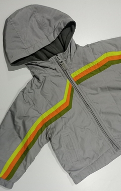 Campera gris con rayas fluor wtx sport T.18 M (369) - comprar online