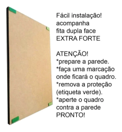 Quadro Frei Galvão MDF 20x27cm Decorativo – Orathea - comprar online