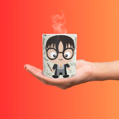Caneca em cerâmica 325ml Harry Potter Orathea na internet