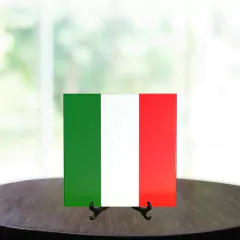 Quadro Azulejo Bandeira da Itália com suporte Orathea - comprar online