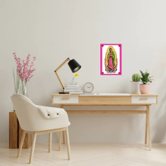 Quadro Nossa Sra. de Guadalupe MDF 20x27cm Decorativo – Orathea - loja online