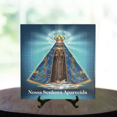 Quadro Azulejo Nossa Senhora Aparecida com suporte Orathea - comprar online