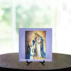 Quadro Azulejo Nossa Sra. do Bom Sucesso Religioso com suporte Orathea - comprar online