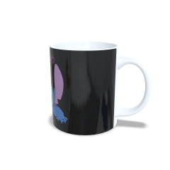 Caneca Stitch super charmosa 325ml em cerâmica da Orathea - Personalize Canecas Azulejos e mais | Orathea Presentes