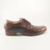 Zapato Cuero Guinda Quemado