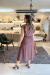 Imagem do Conjunto Semi Cropped Saia Midi Alfaiataria 031670