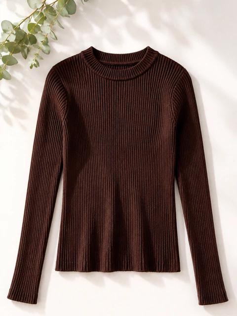 REMERA SAVIA - Chocolate