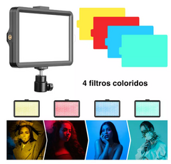 KIT LED VIDEOLIGHT 160 C/ TRIPÉ 2MTS + POWERPACK - comprar online