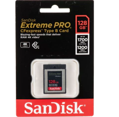 CARTÃO SANDISK CF EXPRESS 128GB EXTREME PRO - comprar online