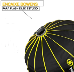 SOFTBOX PARABÓLICO BEAUTY DISH GREIKA GBD-85 COM GRID - comprar online