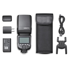 Flash Godox TTL V860iii C Hss Com Luz De Modelagem + Bateria Para Canon