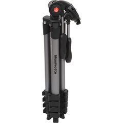 Tripé Manfrotto Compact Advanced Black com cabeça de 3 vias - MKCOMPACTADV-BK - loja online