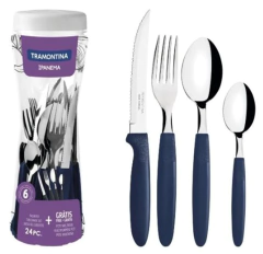 Juego De Cubiertos Ipanema 24pc Tramontina - comprar online