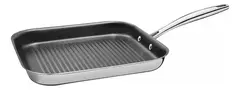 Plancha Bifera Tramontina De Acero Inox. Antiader. 1.2 L