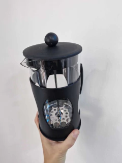 Cafetera De Vidrio Francesa Base Plastica 1l Infusion - JLSHOP