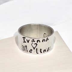 Anillo Cinta Ancha de Plata 925 - Tienda de Joyeros