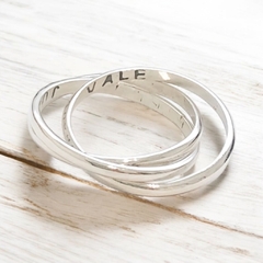 Alianzas Entrelazadas de Plata – Anillos de la Amistad - comprar online