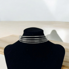 Choker Plateado