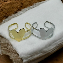 Pulsera de Metal Dorada con Corazón - comprar online