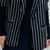 BLAZER LINHO LISTRADO PRETO/OFF - Puchullu