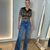 CALCA JEANS MINERVA FLARE SUPER HIGH