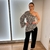 BLUSA OMBRO UNICO ESTAMPADA - comprar online