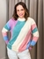 Blusa de tricot listrada colors Puchullu